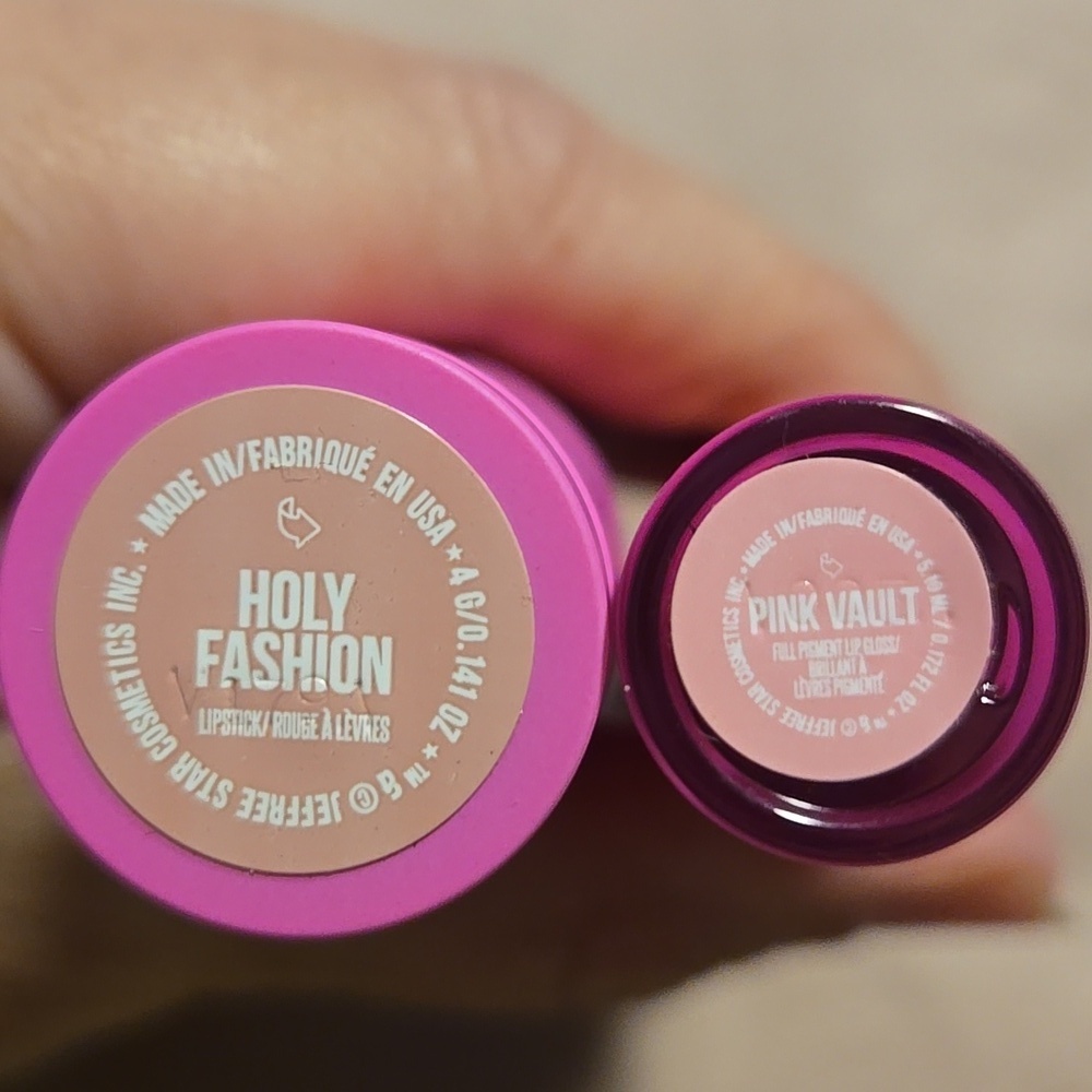 Jeffree Star-LOT- Velvet Trap 'Holy Fashion' AND Supreme Gloss 'Pink Gloss' - Picture 10 of 12